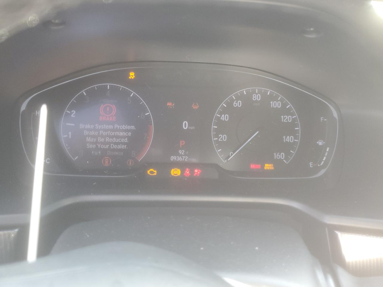 2022 Honda Accord VIN 1HGCV1F31NA031752 Copart auction photo, all over damage thumbnail 9