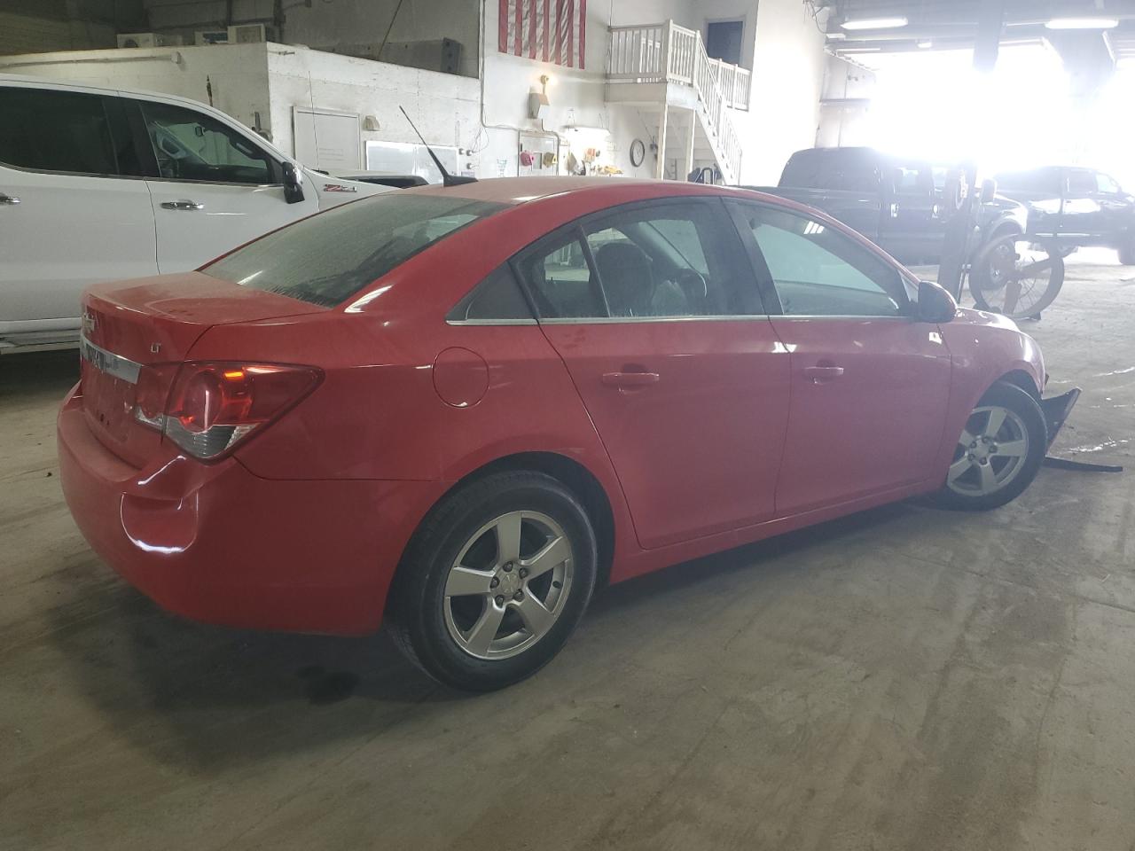 2014 Chevrolet Cruze VIN 1G1PC5SB5E7172209 Copart auction photo, front end / undercarriage damage thumbnail 3