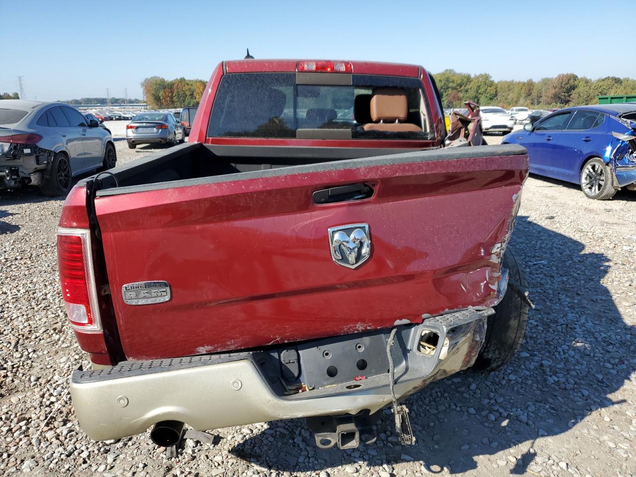 2015 RAM 1500 VIN 1C6RR7PT5FS668449 Copart auction photo, rear end / side damage thumbnail 6