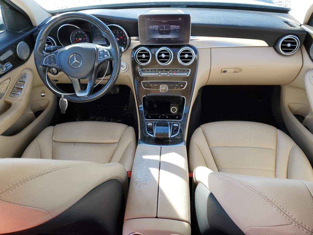 2016 Mercedes-Benz C-klasse VIN 55SWF4KBXGU168351 Copart auction photo, side / front end damage thumbnail 8