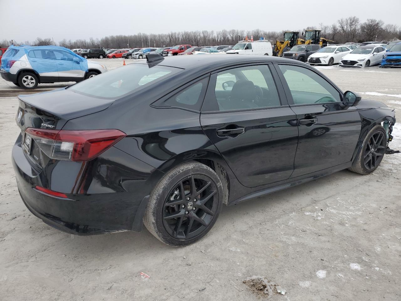 2025 Honda Civic VIN 2HGFE4F86SH311576 Copart auction photo, front end damage thumbnail 3