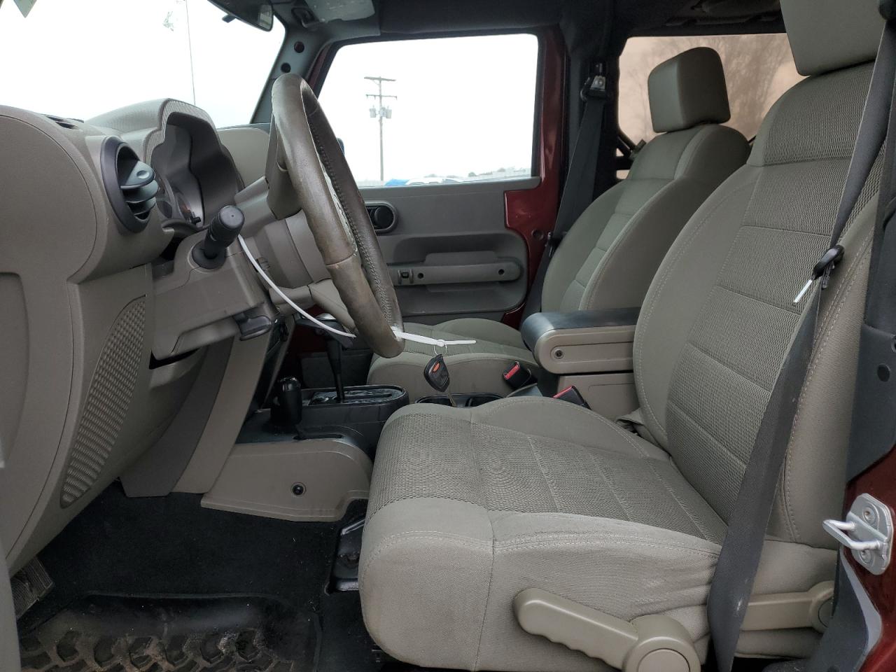 2007 Jeep Wrangler VIN 1J8FA54137L159393 Copart auction photo, front end / side damage thumbnail 7