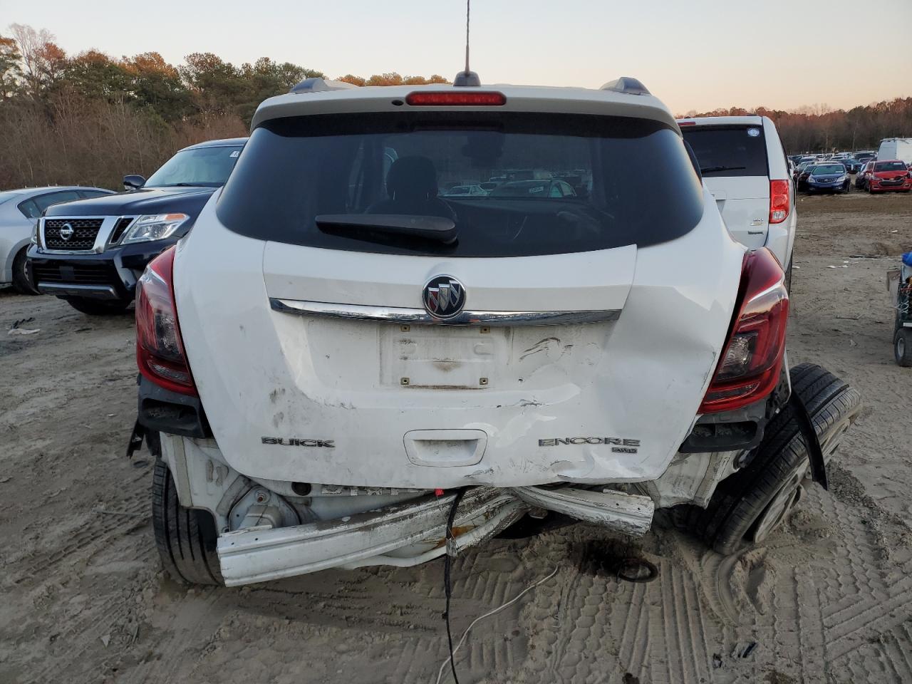 2017 Buick Encore VIN KL4CJESB3HB060533 Copart auction photo, rear end damage thumbnail 6