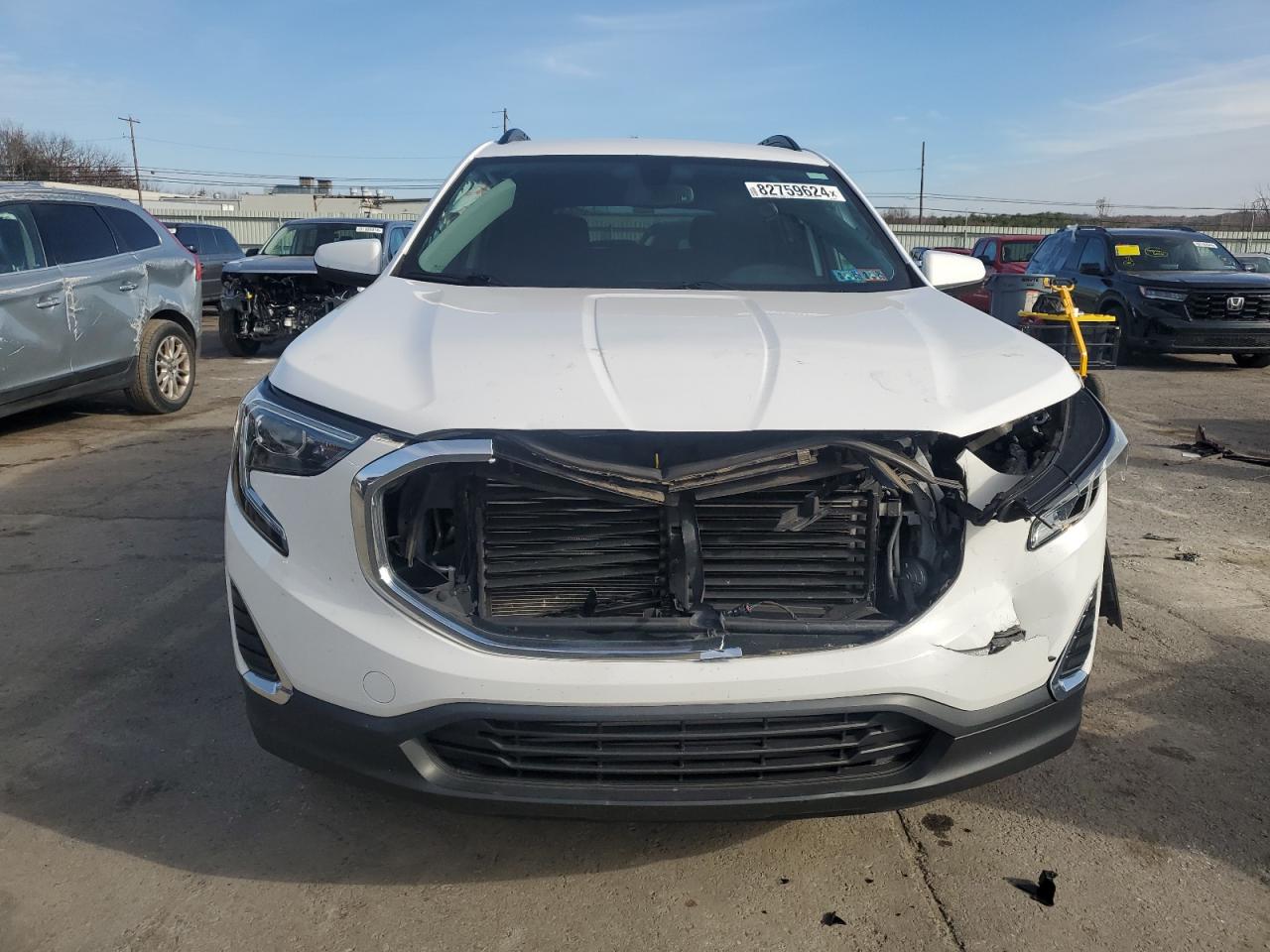 2019 GMC Terrain VIN 3GKALTEVXKL199859 Copart auction photo, front end damage thumbnail 5