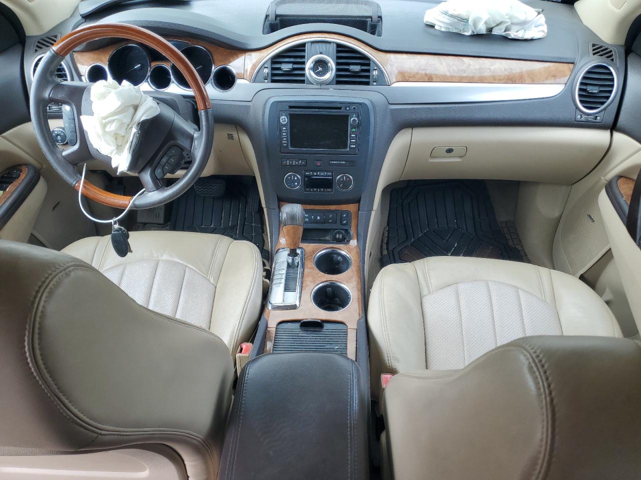 2011 Buick Enclave VIN 5GAKRBED8BJ204694 Copart auction photo, all over damage thumbnail 8