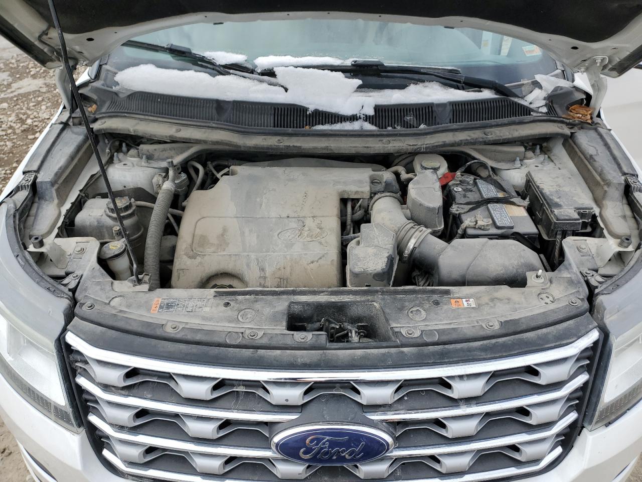 2016 Ford Explorer VIN 1FM5K8F84GGD27350 Copart auction photo, front end damage thumbnail 12
