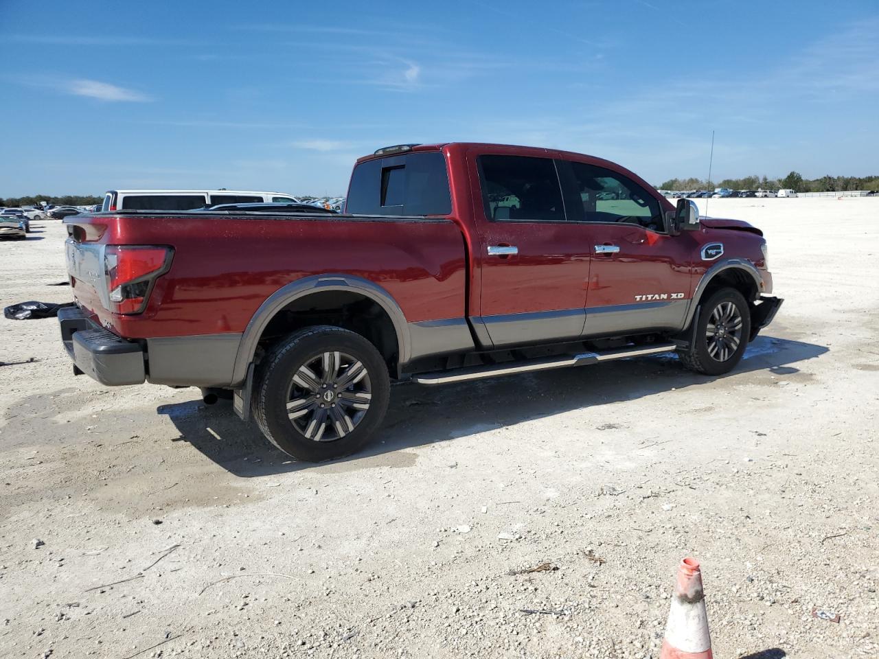 2021 Nissan Titan VIN 1N6AA1FB2MN530251 Copart auction photo, front end damage thumbnail 3