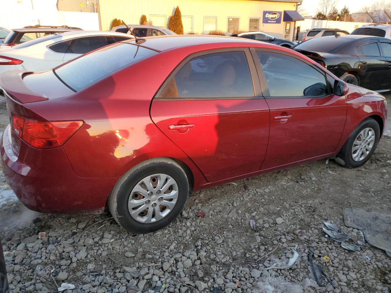 2012 KIA Forte VIN KNAFU4A20C5581025 Copart auction photo, front end damage thumbnail 3