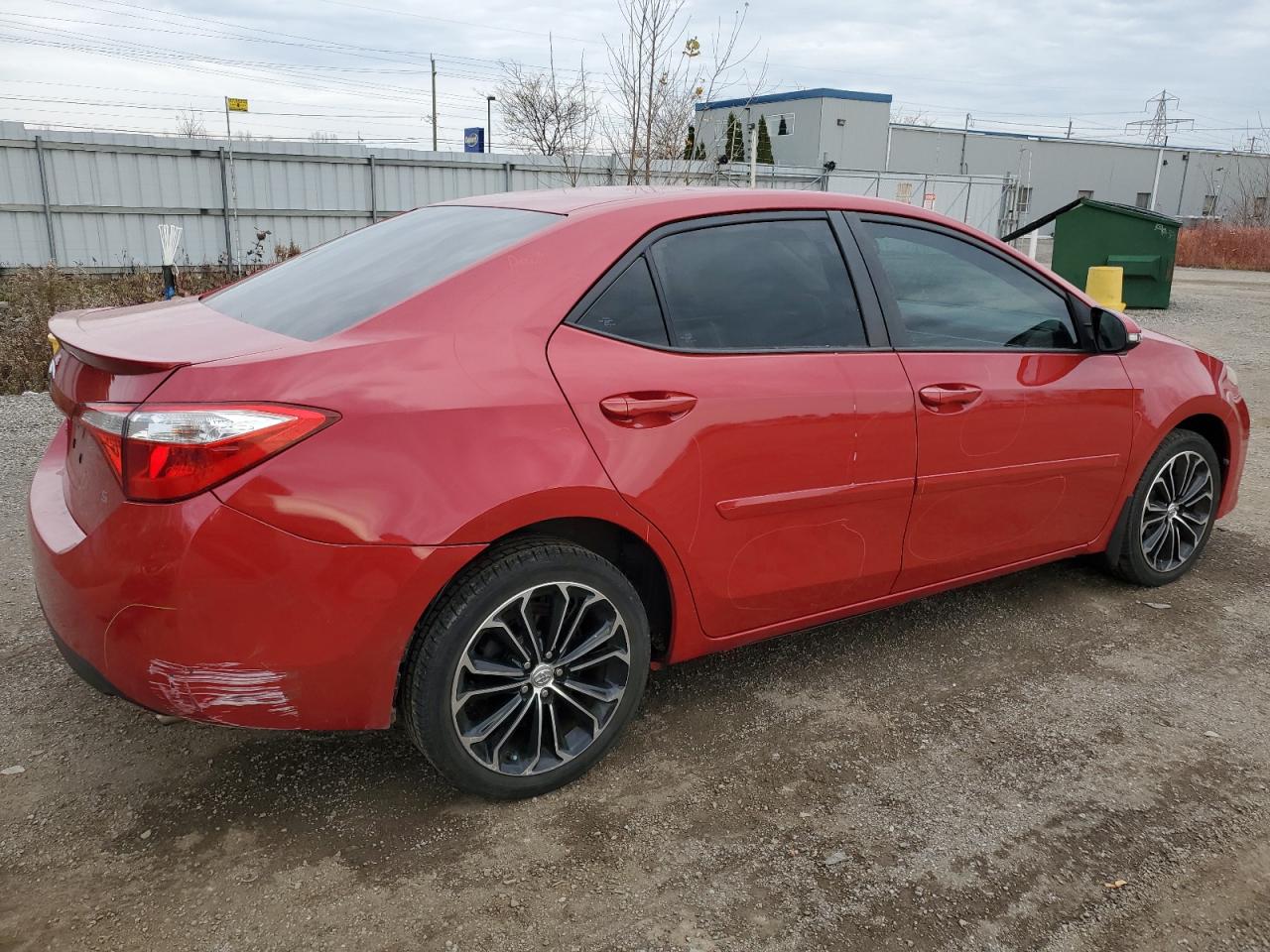 2015 Toyota Corolla VIN 2T1BURHE5FC318745 Copart auction photo, rear end damage thumbnail 3