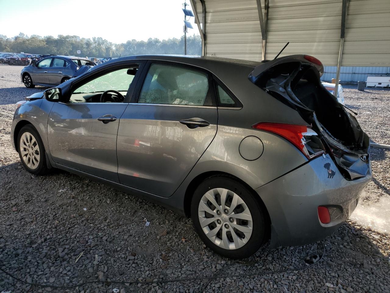 2017 Hyundai Elantra VIN KMHD35LH9HU383590 Copart auction photo, all over damage thumbnail 2