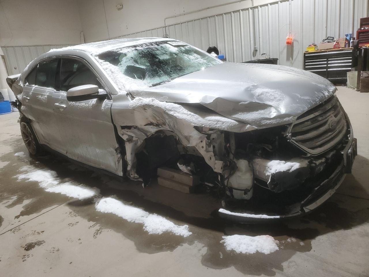 2017 Ford Taurus VIN 1FAHP2H83HG114443 Copart auction photo, all over damage thumbnail 4