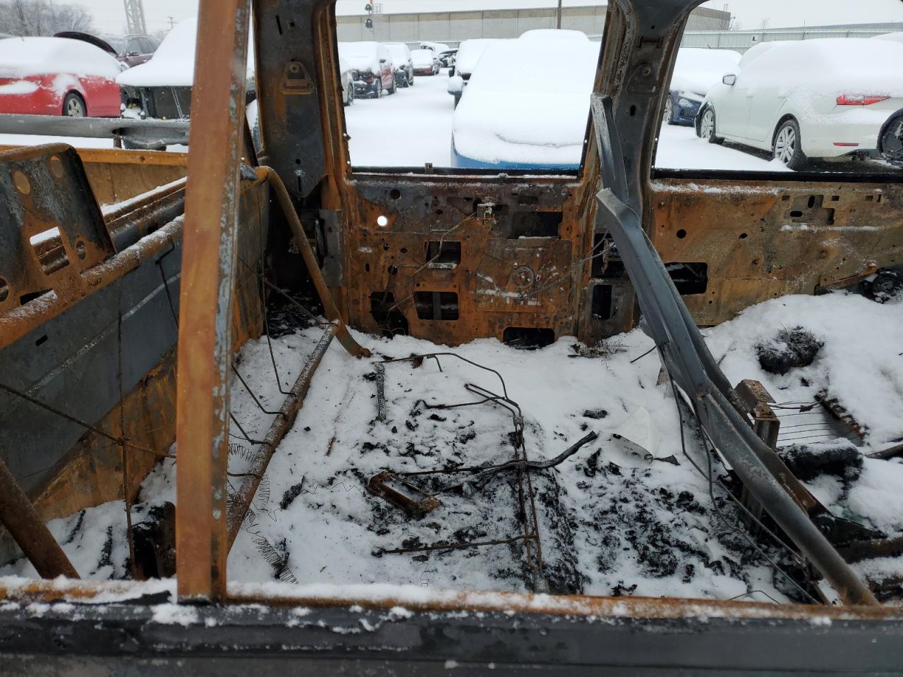 2001 Chevrolet S-10 Pickup VIN 1GCDT13W81K260375 Copart auction photo, burn damage thumbnail 10