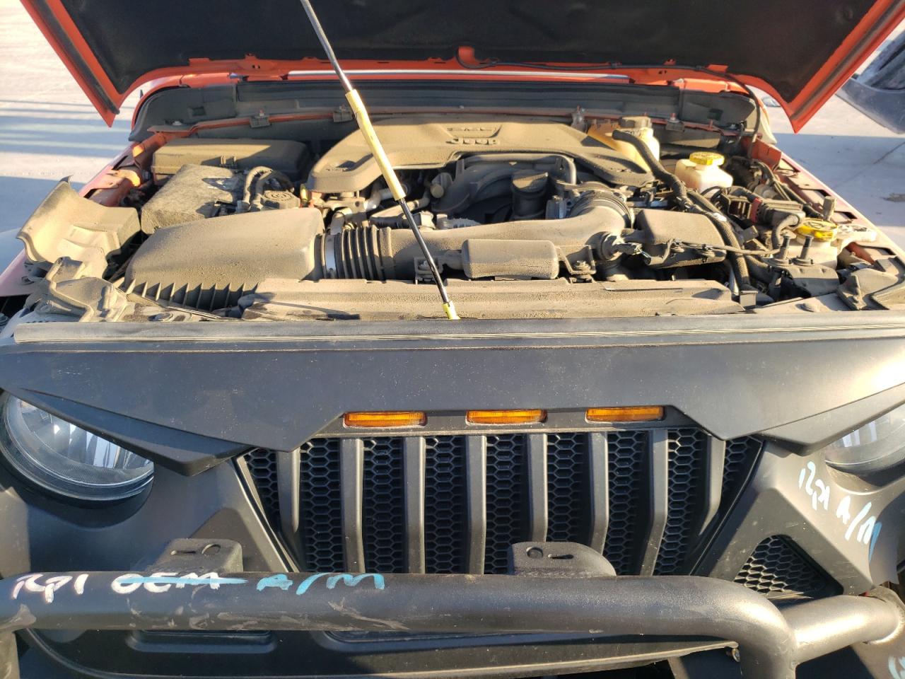 2018 Jeep Wrangler VIN 1C4HJXDG7JW234229 Copart auction photo, front end damage thumbnail 12