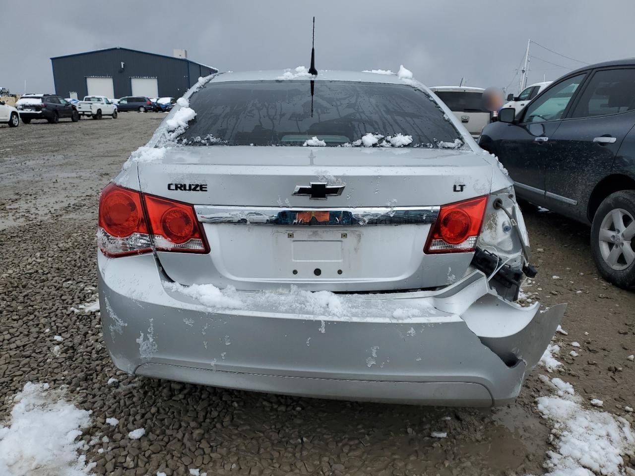 2014 Chevrolet Cruze VIN 1G1PC5SBXE7444169 Copart auction photo, side / rear end damage thumbnail 6