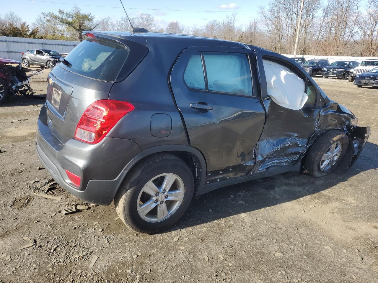 2020 Chevrolet Trax VIN 3GNCJKSB4LL272876 Copart auction photo, all over damage thumbnail 3