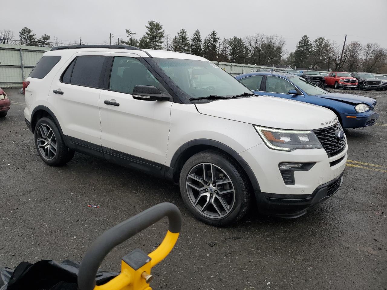 2019 Ford Explorer VIN 1FM5K8GT9KGA35897 Copart auction photo, side damage thumbnail 4