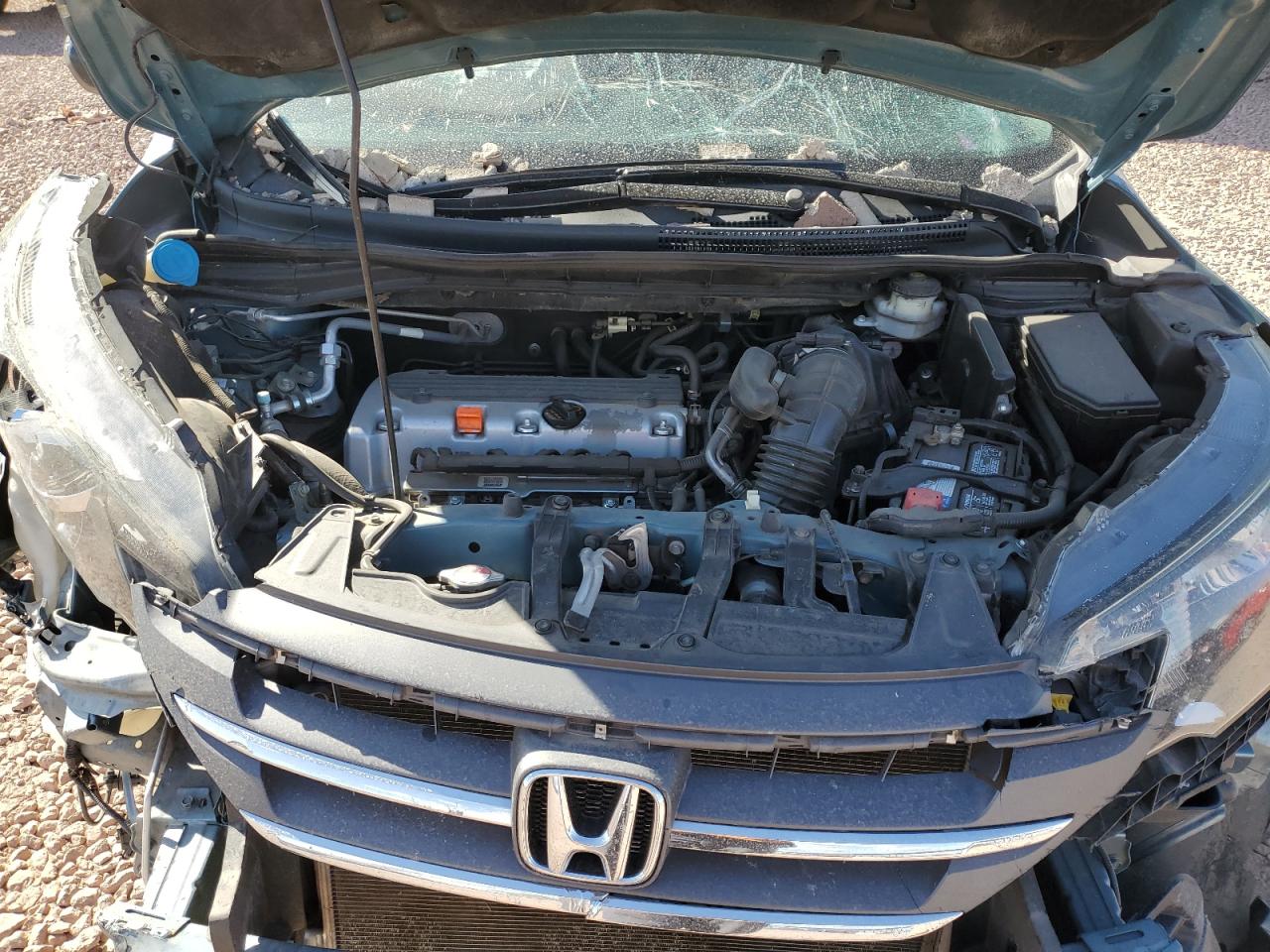 2014 Honda CR-V VIN 2HKRM3H31EH538616 Copart auction photo, all over damage thumbnail 11