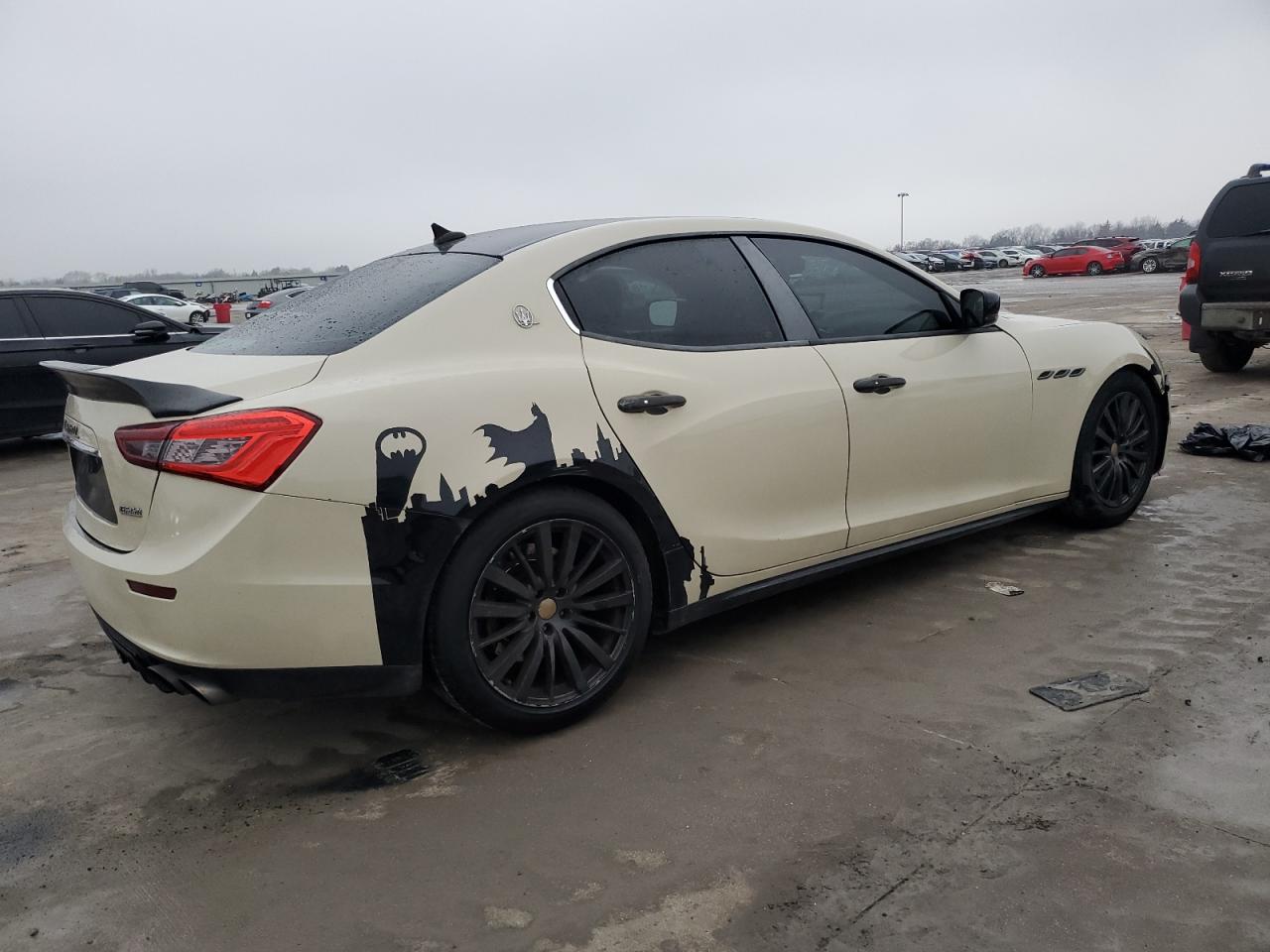 2015 Maserati Ghibli VIN ZAM57XSA8F1152591 Copart auction photo, normal wear damage thumbnail 3