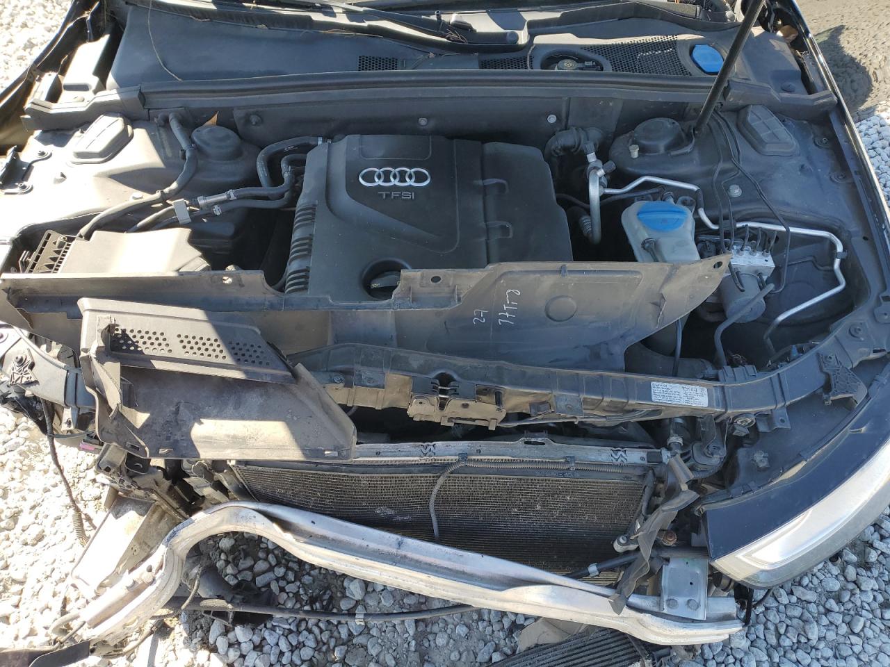 2014 Audi A4 VIN WAUFFAFL4EA063620 Copart auction photo, front end / side damage thumbnail 13