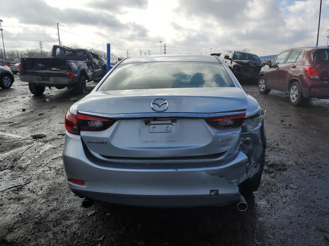 2017 Mazda 6 VIN JM1GL1V50H1116983 Copart auction photo, rear end damage thumbnail 6