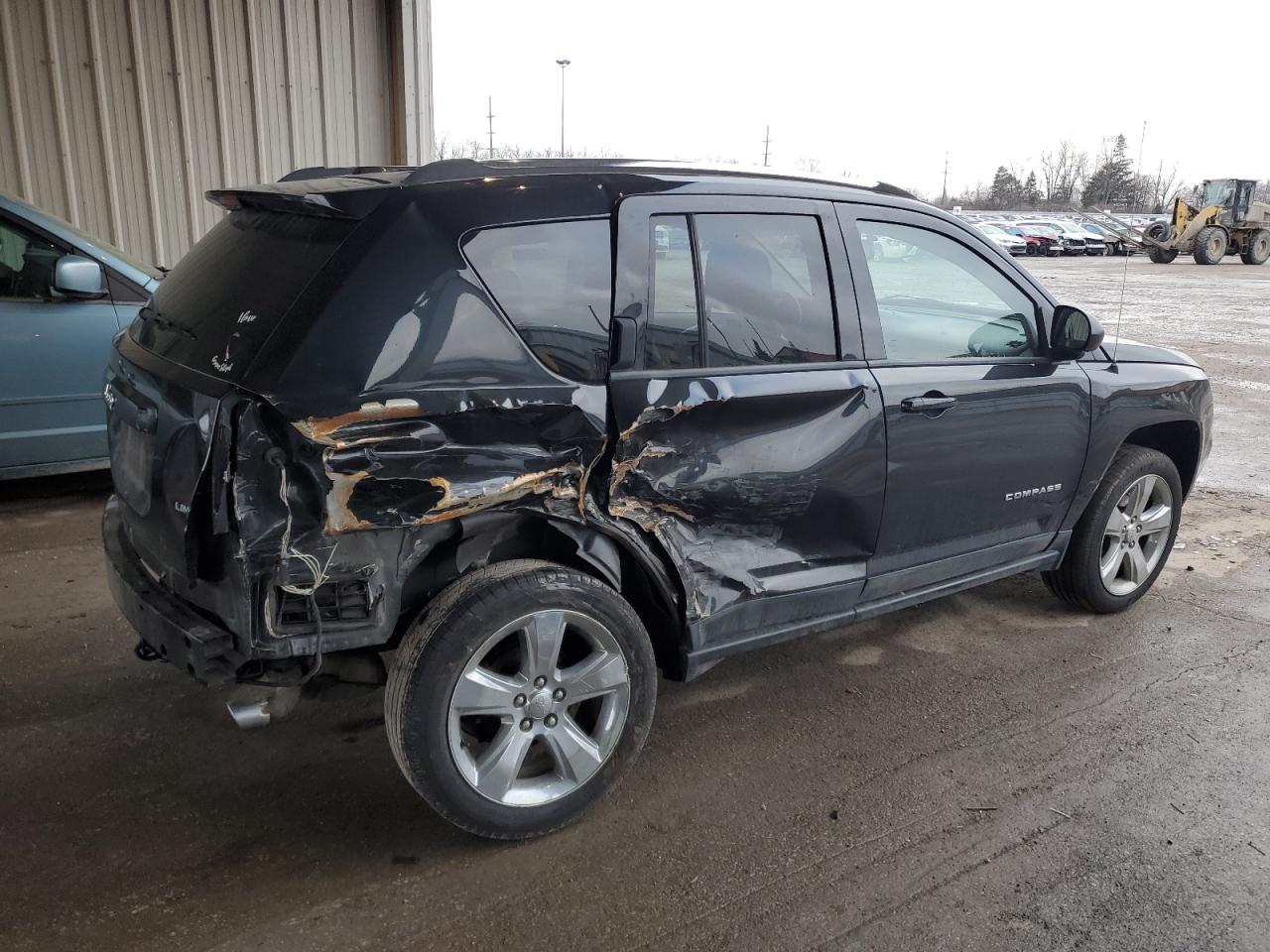 2011 Jeep Compass VIN 1J4NF5FB0BD176563 Copart auction photo, rear end / side damage thumbnail 3