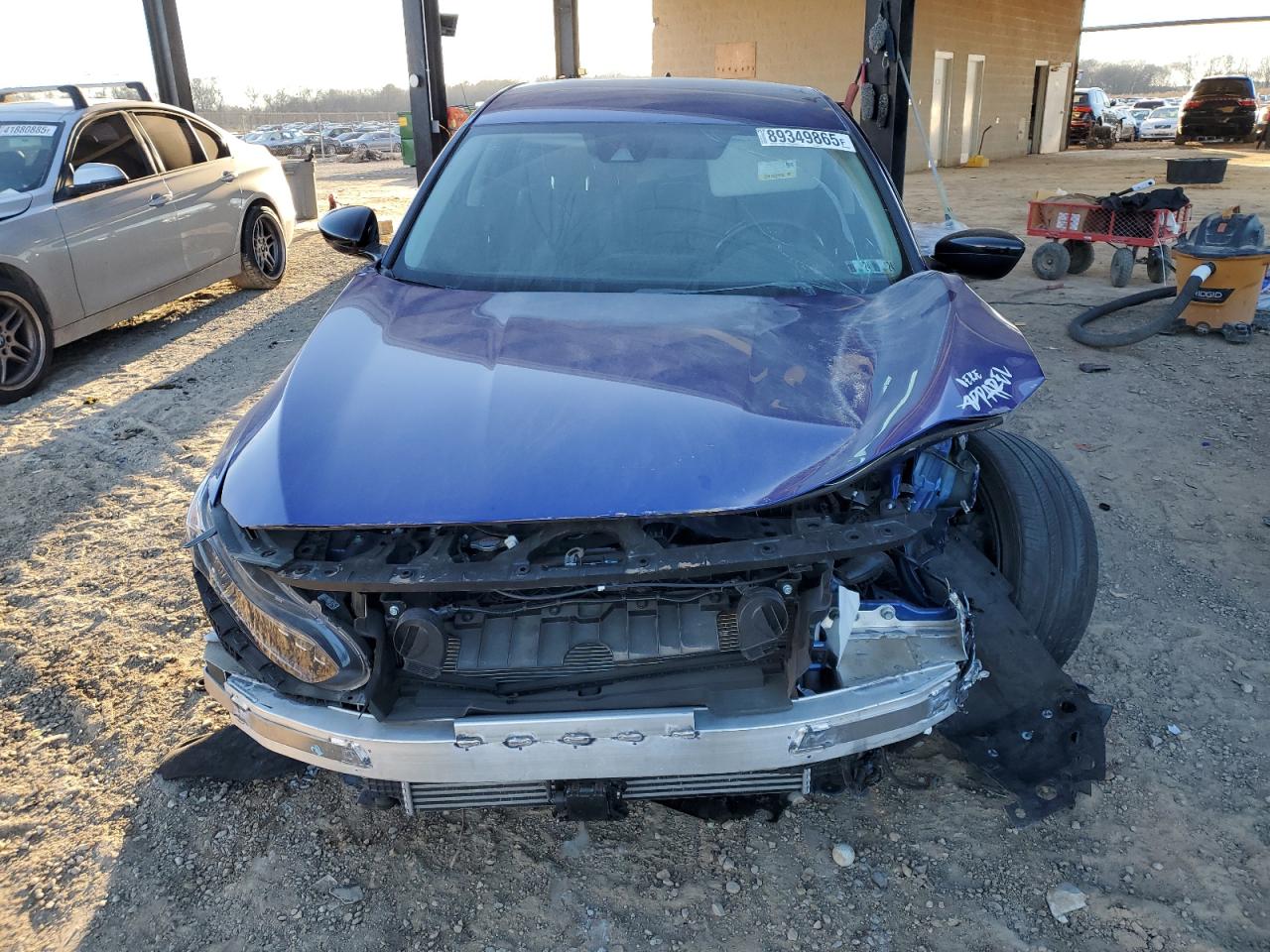 2022 Honda Accord VIN 1HGCV1F40NA086007 Copart auction photo, all over damage thumbnail 5