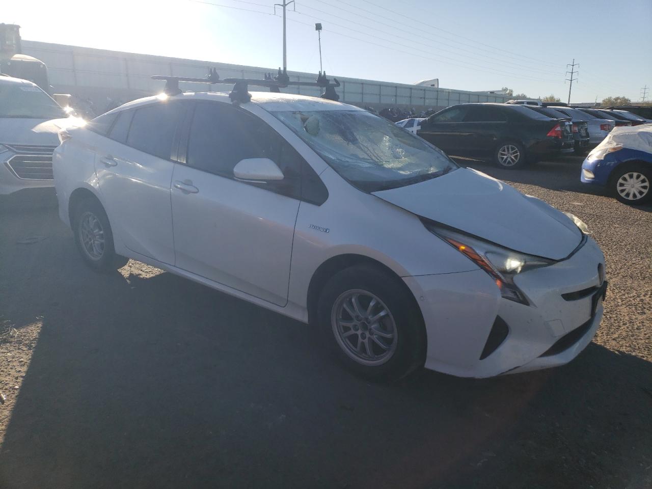 2017 Toyota Prius VIN JTDKBRFU2H3575082 Copart auction photo, front end / side damage thumbnail 4