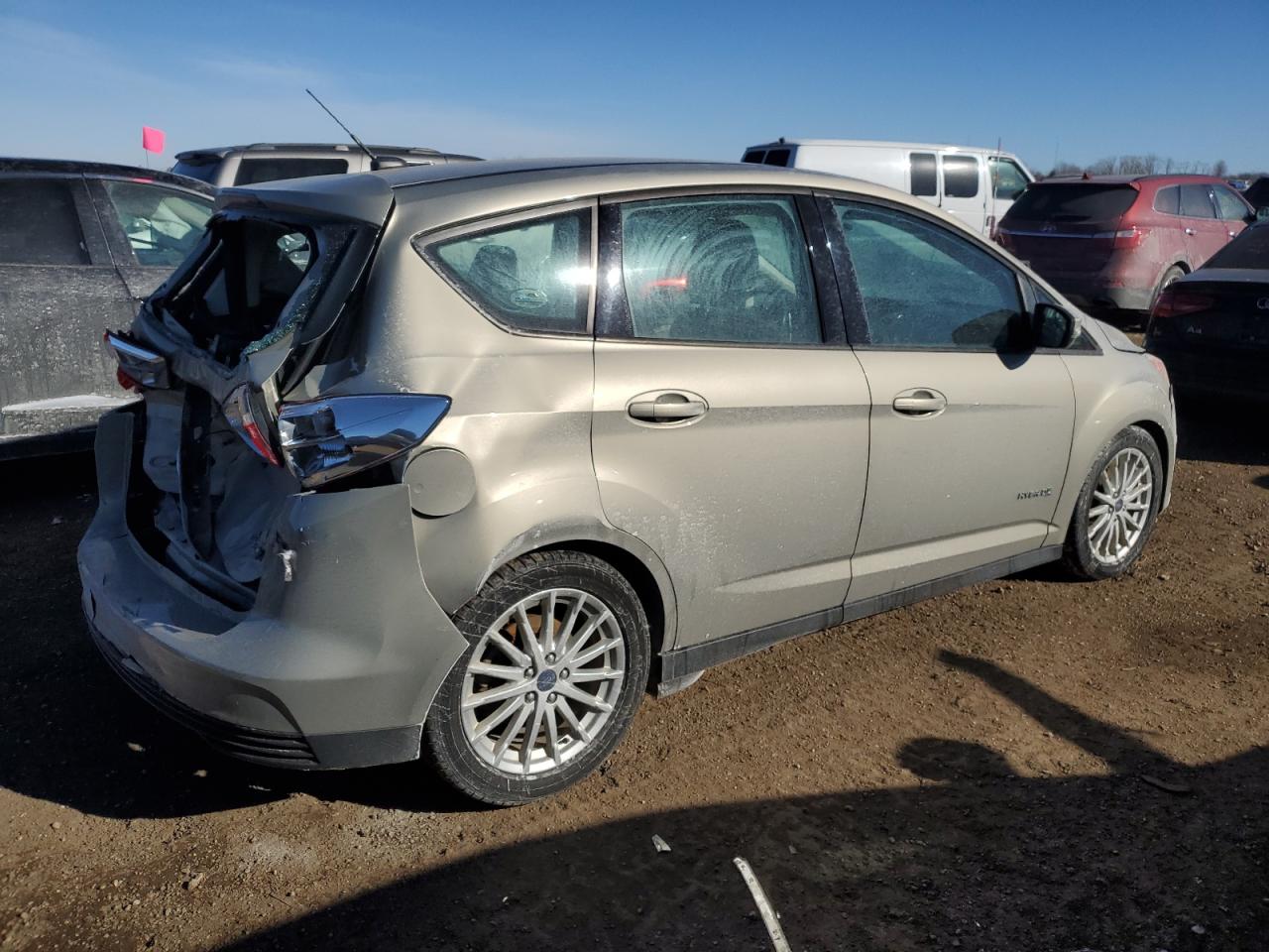 2016 Ford C-MAX VIN 1FADP5AU6GL114806 Copart auction photo, rear end damage thumbnail 3