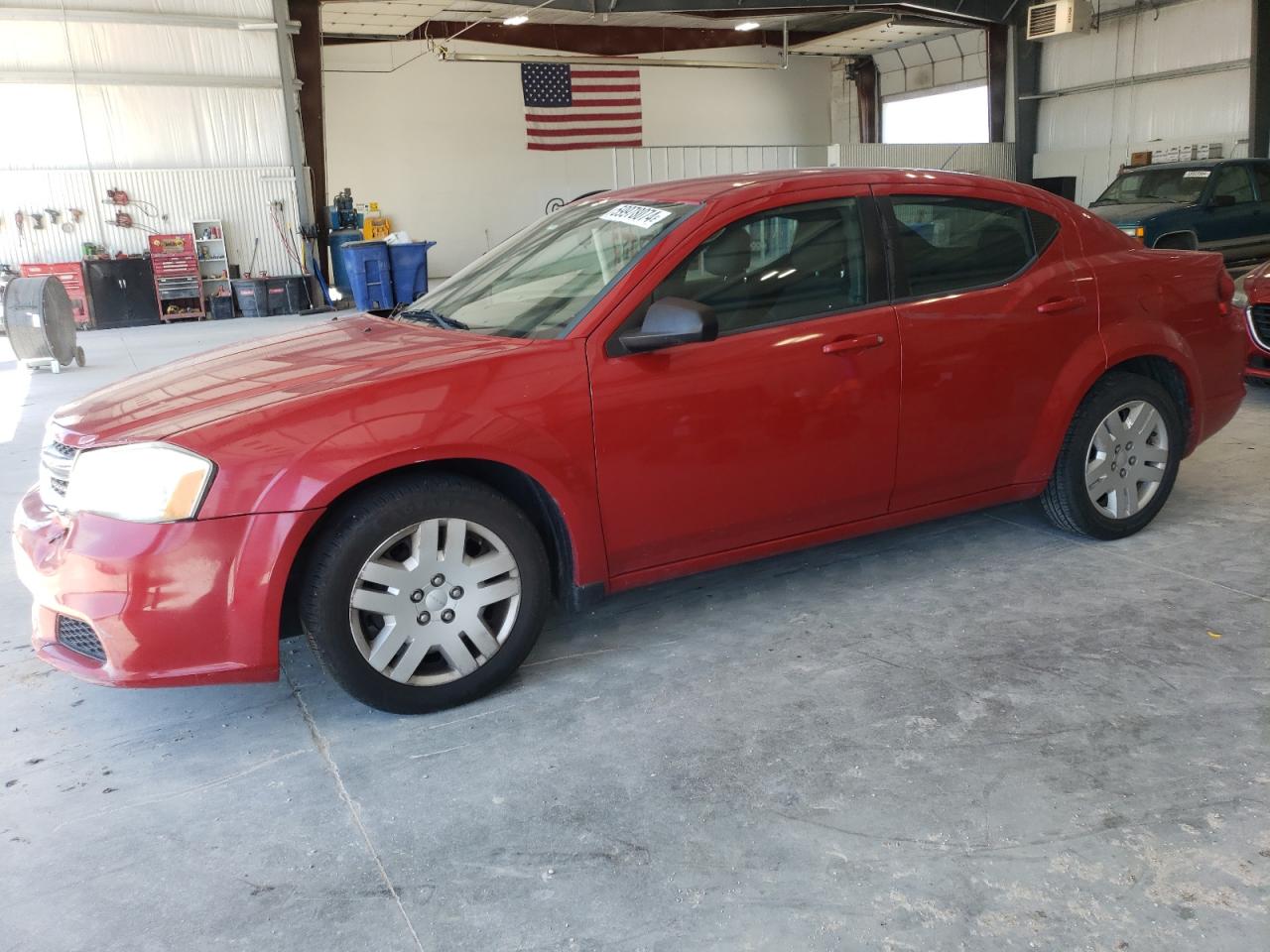 2012 Dodge Avenger VIN 1C3CDZAB7CN286043