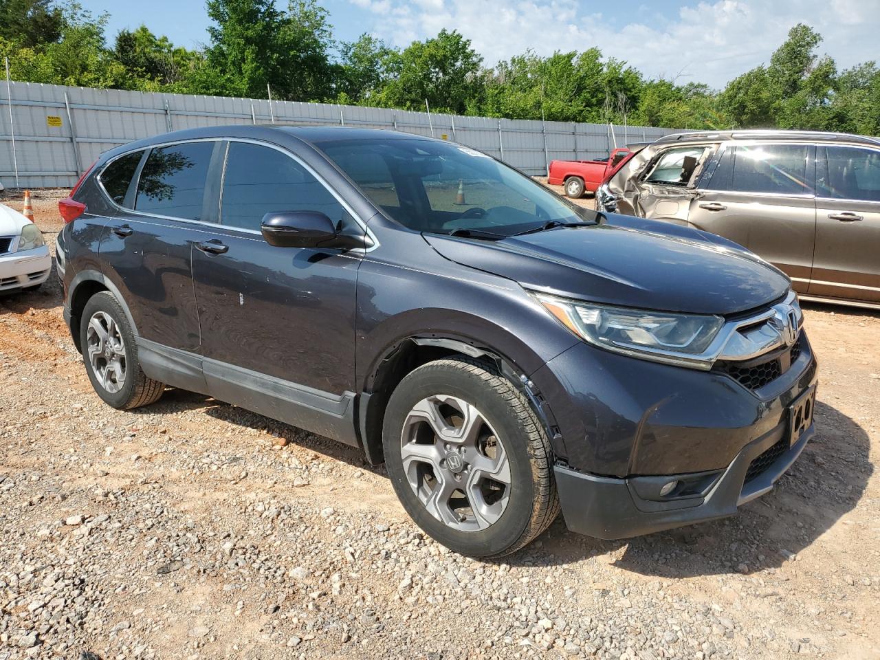 2017 Honda CR-V VIN 5J6RW1H86HL006895 Copart auction photo, side / minor dent/scratches damage thumbnail 4