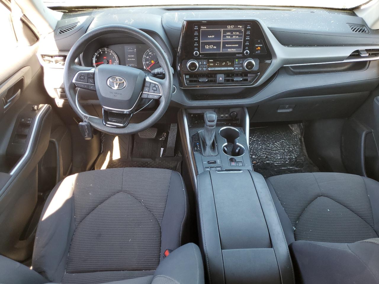 2021 Toyota Highlander VIN 5TDCZRBH3MS531982 Copart auction photo, rollover damage thumbnail 8