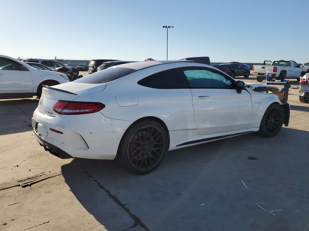 2017 Mercedes-Benz C-klasse VIN WDDWJ8HB2HF546597 Copart auction photo, front end damage thumbnail 3