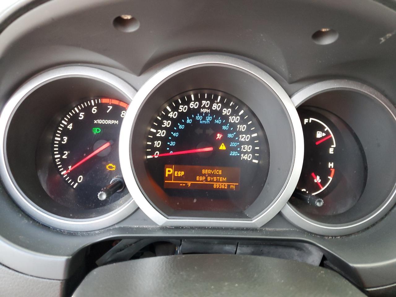 2009 Suzuki Grand Vitara VIN JS3TD042694100821 Copart auction photo, front end / hail damage thumbnail 9