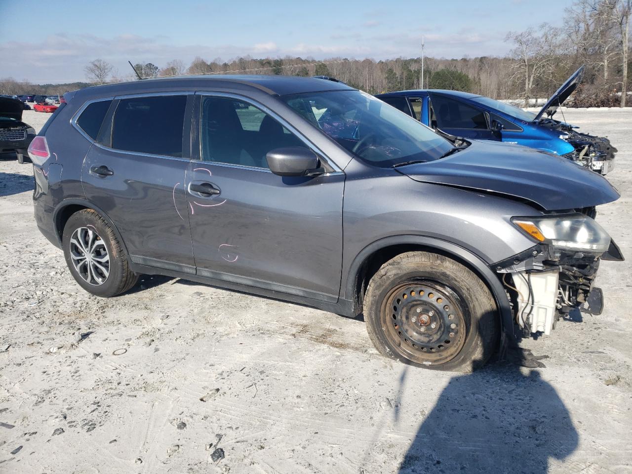 2016 Nissan Rogue VIN 5N1AT2MN5GC873843 Copart auction photo, undercarriage / front end damage thumbnail 4