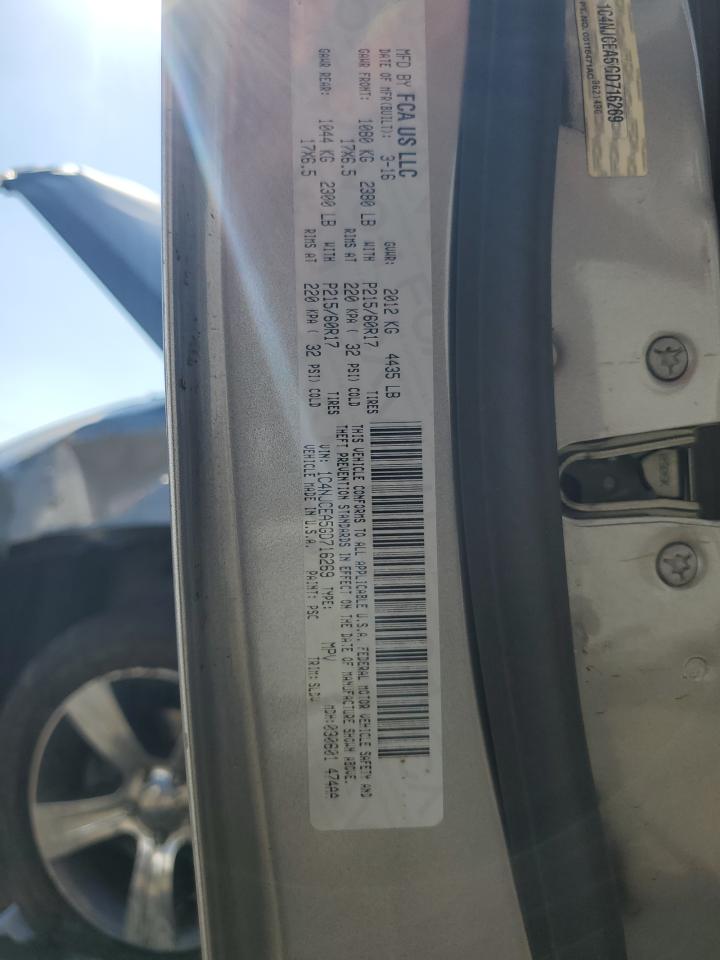 2016 Jeep Compass VIN 1C4NJCEA5GD716269 Copart auction photo, rollover damage thumbnail 14