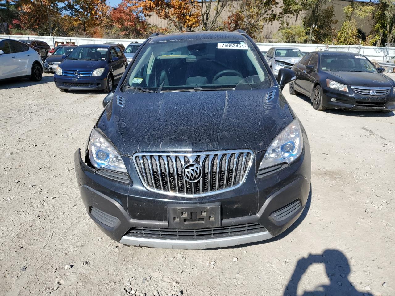 2016 Buick Encore VIN KL4CJASB5GB559566 Copart auction photo, front end / side damage thumbnail 5