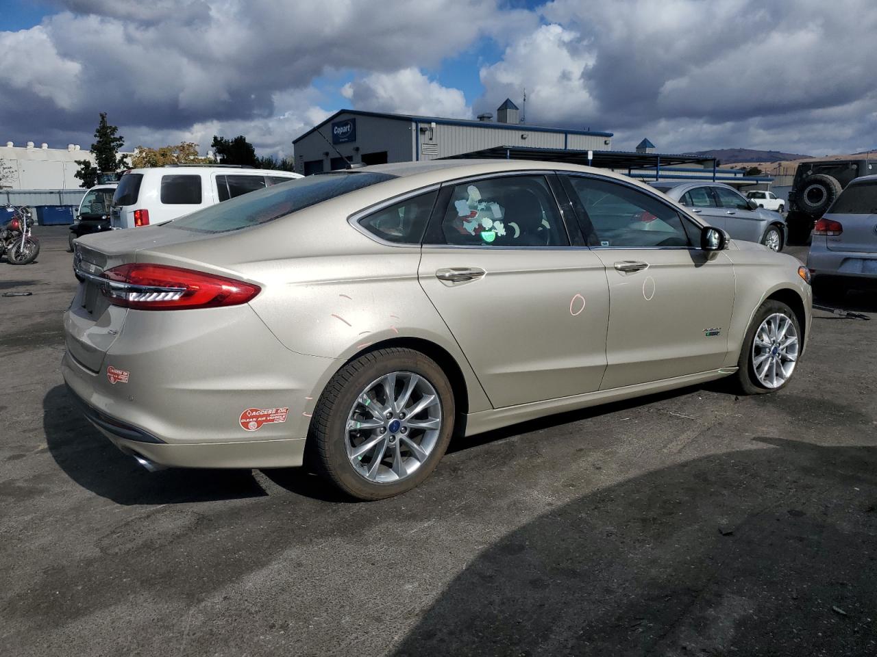 2018 Ford Fusion VIN 3FA6P0PU0JR123576 Copart auction photo, mechanical / undercarriage damage thumbnail 3