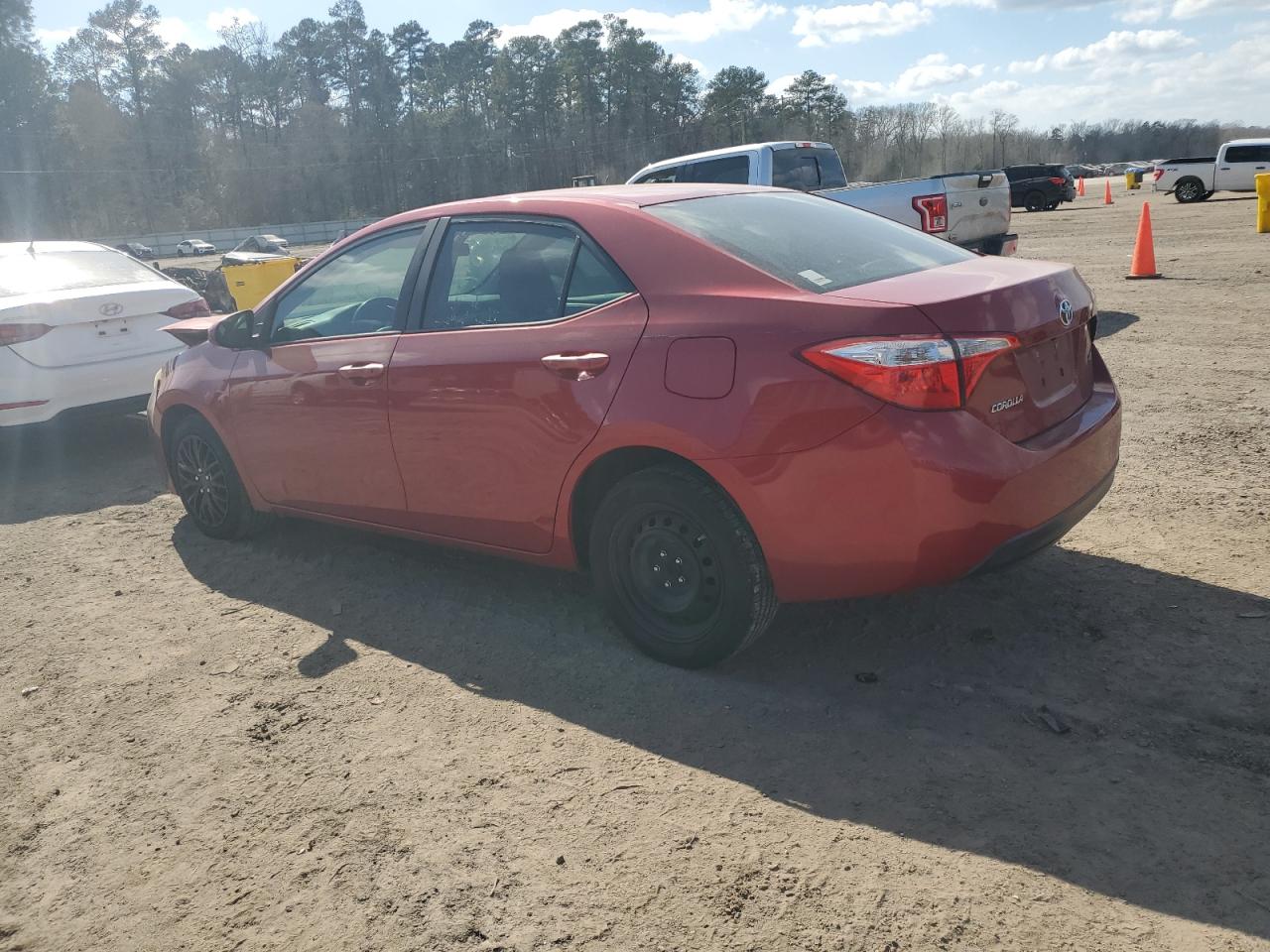 2016 Toyota Corolla VIN 2T1BURHE1GC695235 Copart auction photo, front end damage thumbnail 2