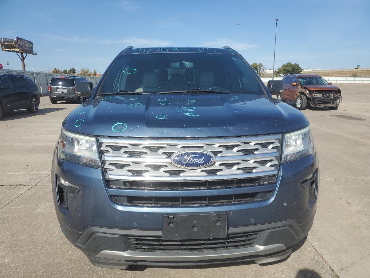 2019 Ford Explorer VIN 1FM5K8D81KGA92868 Copart auction photo, hail / minor dent/scratches damage thumbnail 5