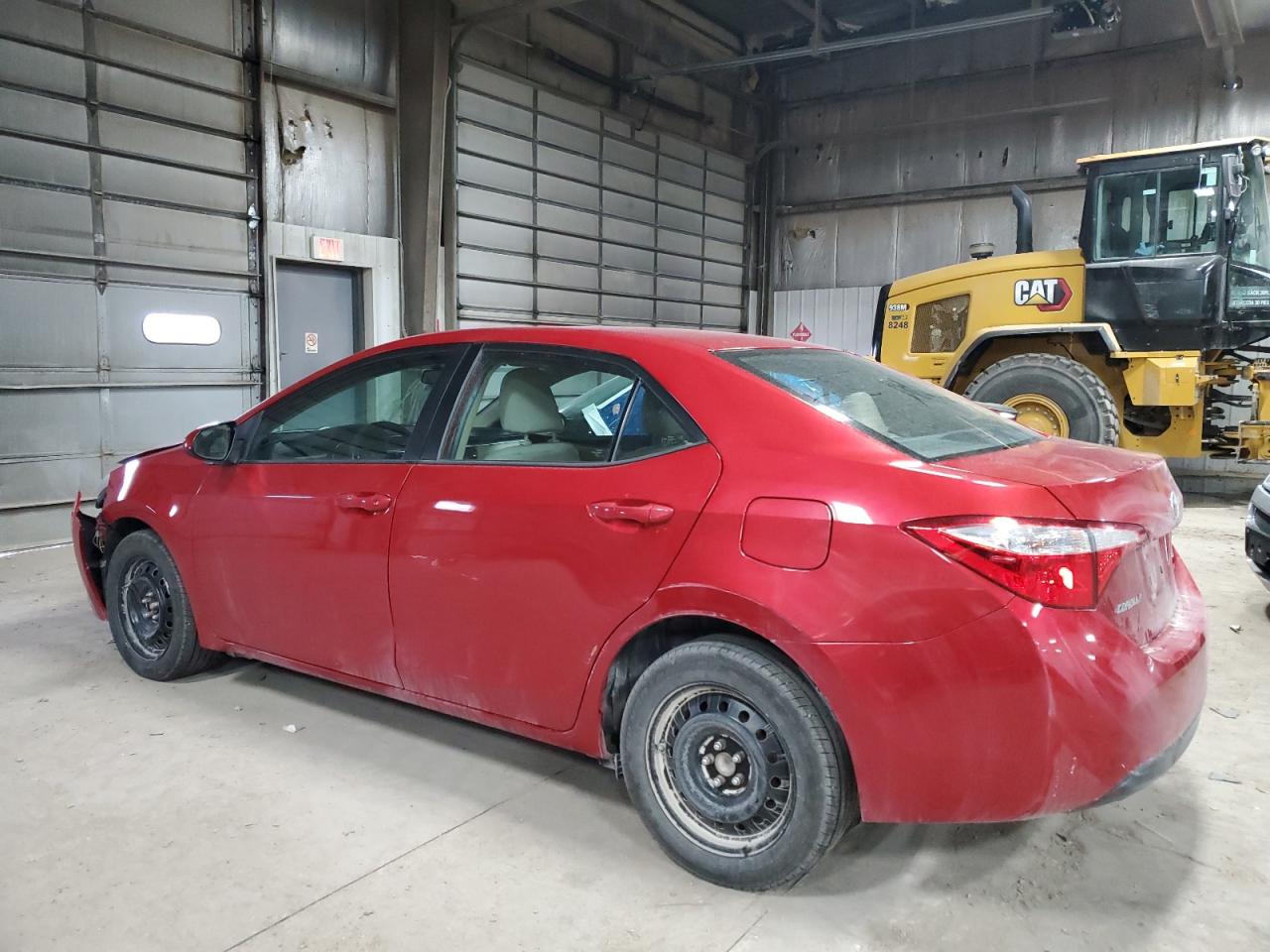 2015 Toyota Corolla VIN 5YFBURHE8FP256502 Copart auction photo, front end / mechanical damage thumbnail 2