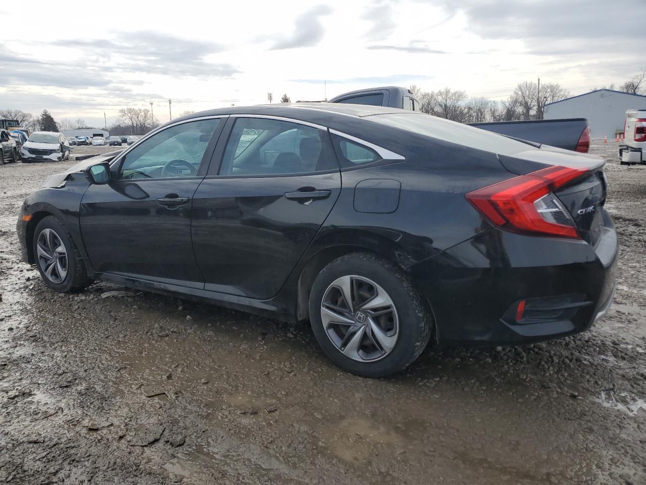 2020 Honda Civic VIN 19XFC2F62LE025695 Copart auction photo, front end damage thumbnail 2