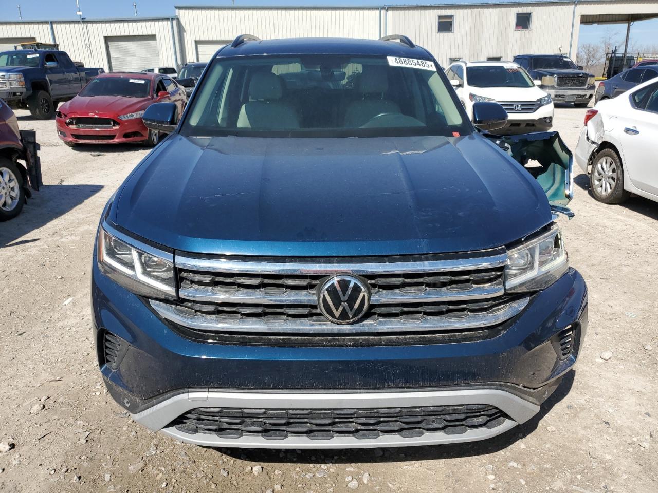 2021 Volkswagen Atlas VIN 1V2KR2CA2MC502297 Copart auction photo, front end damage thumbnail 5
