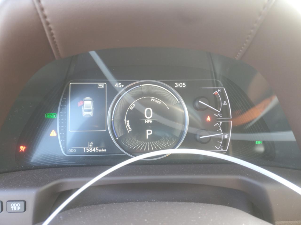 2019 Lexus ES VIN JTHB21B13K2038763 Copart auction photo, top/roof damage thumbnail 9