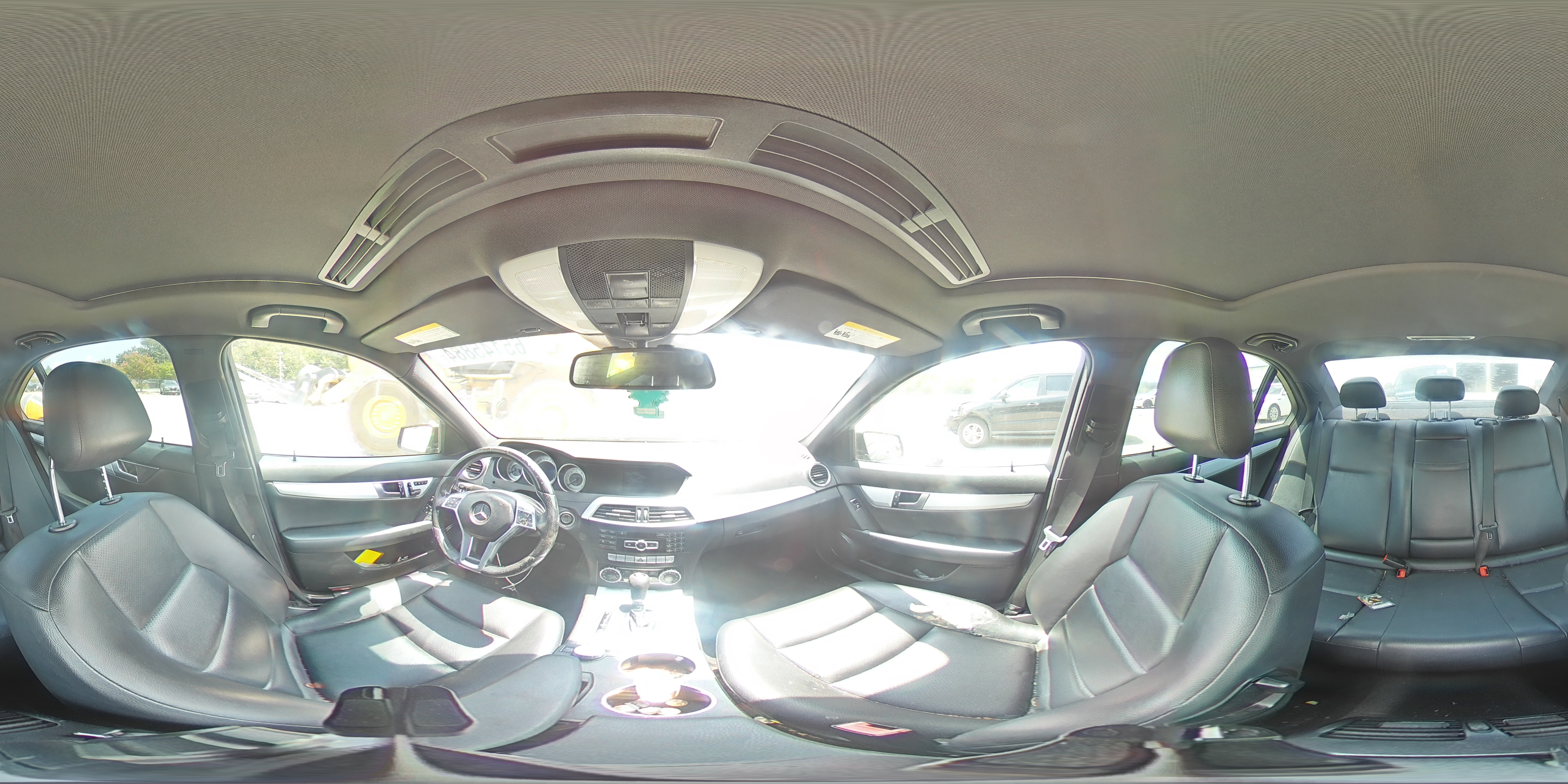 2013 Mercedes-Benz C-klasse VIN WDDGF4HB4DA774011 Copart auction photo, front end damage thumbnail 13