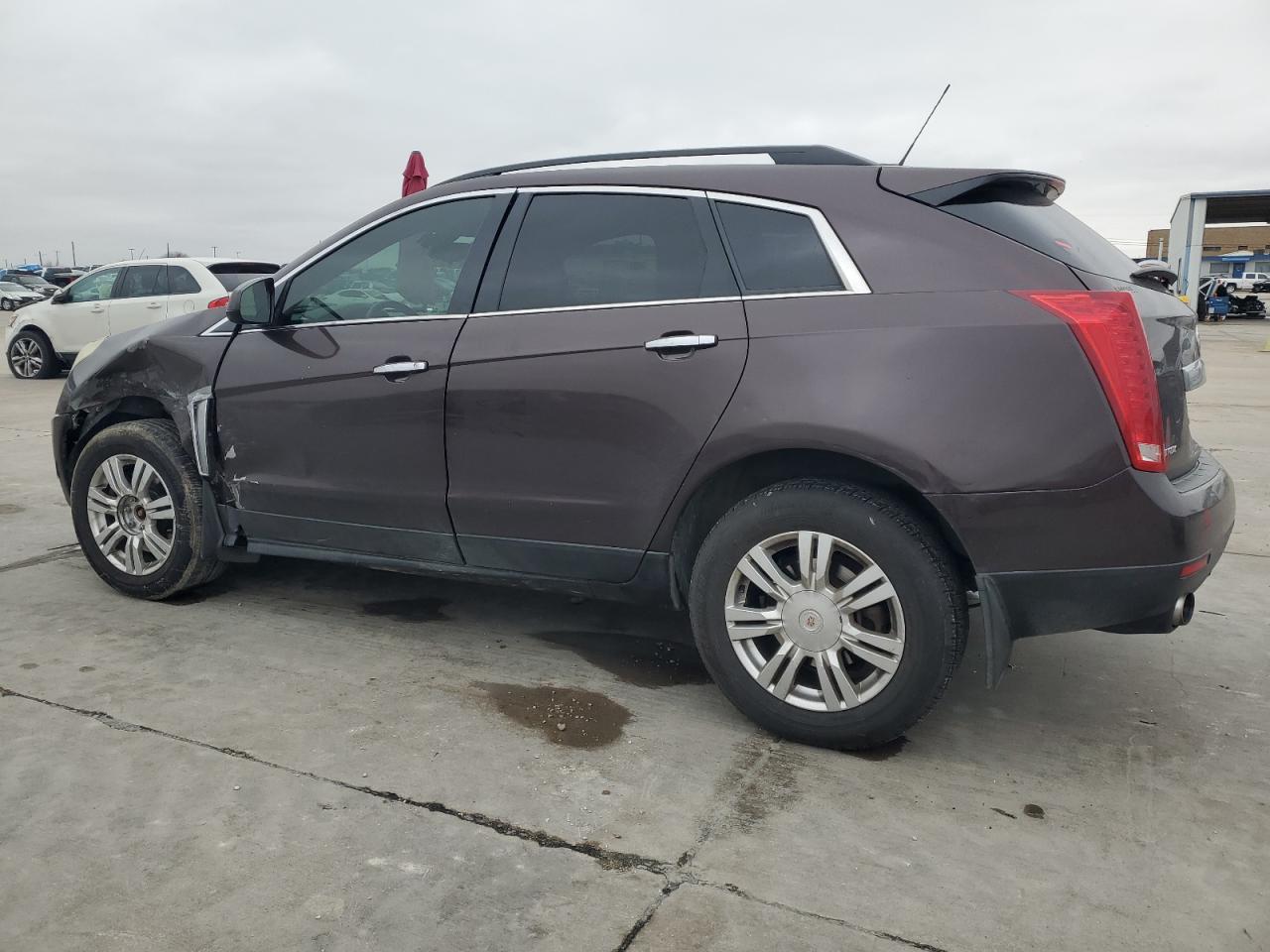 2015 Cadillac SRX VIN 3GYFNAE3XFS535210 Copart auction photo, front end / side damage thumbnail 2