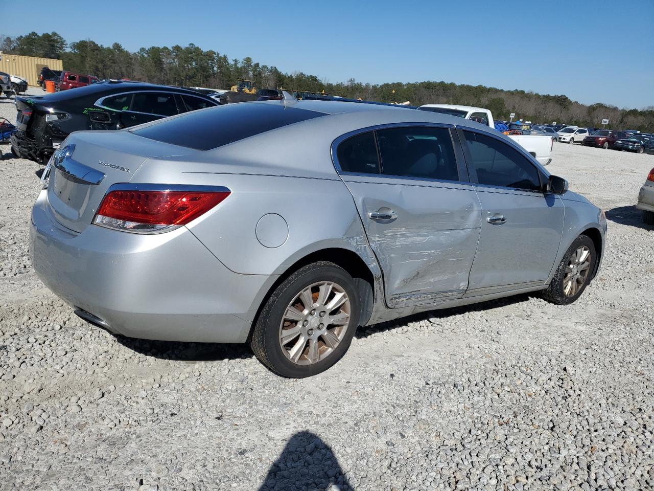 2013 Buick LaCrosse VIN 1G4GA5E34DF240548 Copart auction photo, rear end / side damage thumbnail 3