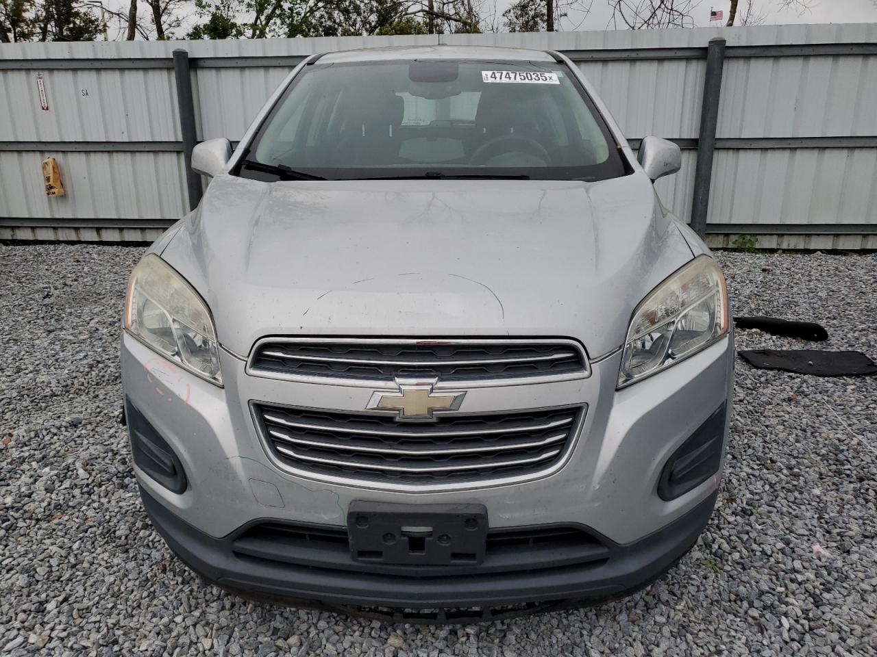 2016 Chevrolet Trax VIN 3GNCJKSB3GL223738 Copart auction photo, rear end / front end damage thumbnail 5