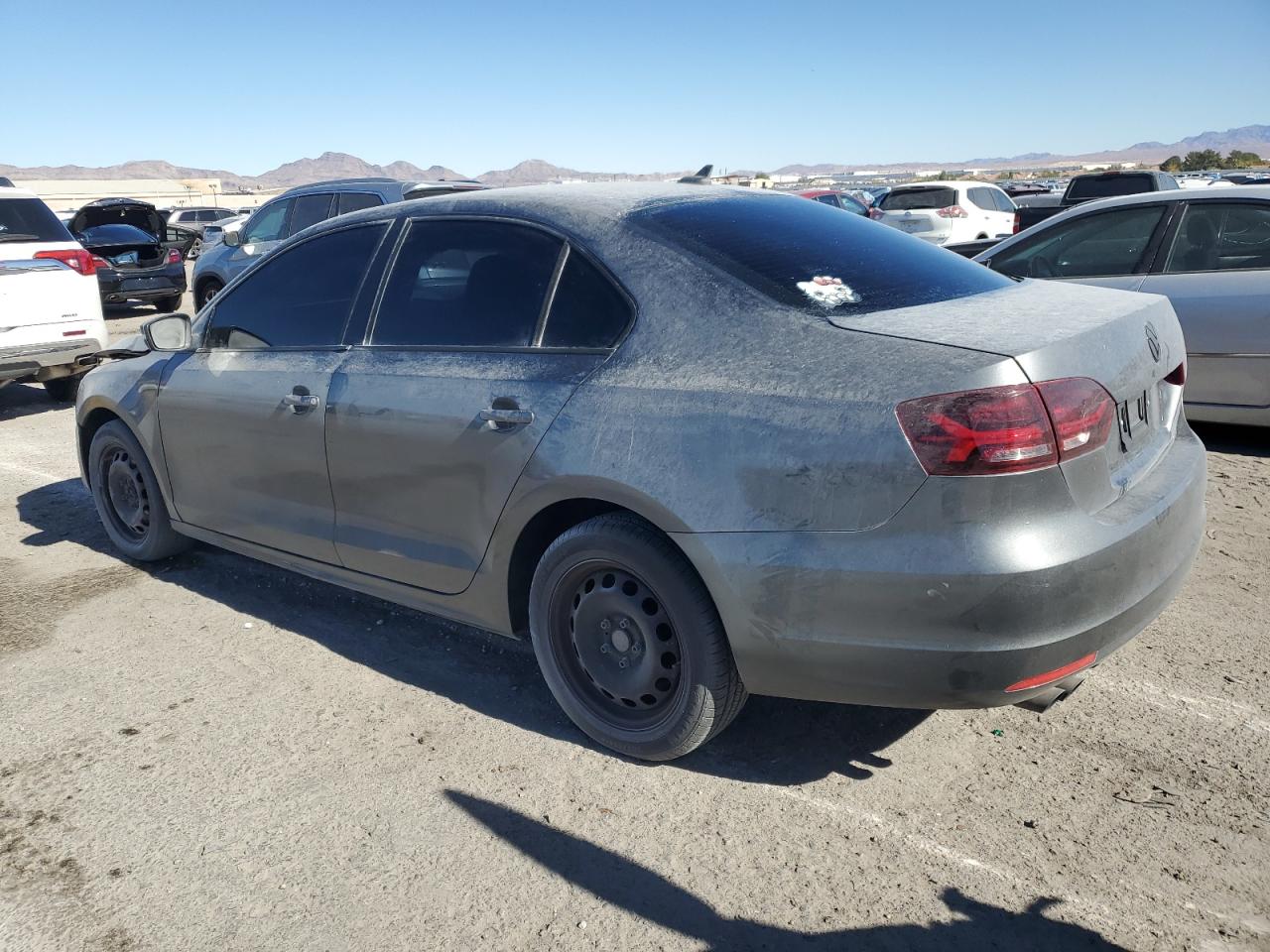 2014 Volkswagen Jetta VIN 3VWD17AJ8EM295218 Copart auction photo, front end / side damage thumbnail 2