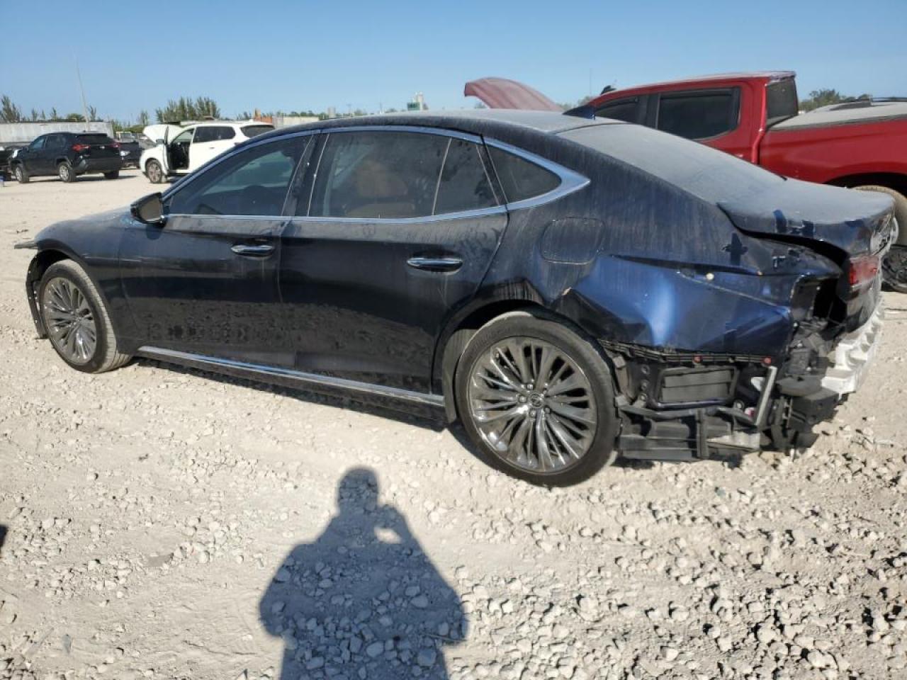 2020 Lexus LS VIN JTHD51FF3L5012492 Copart auction photo, all over / mechanical damage thumbnail 2