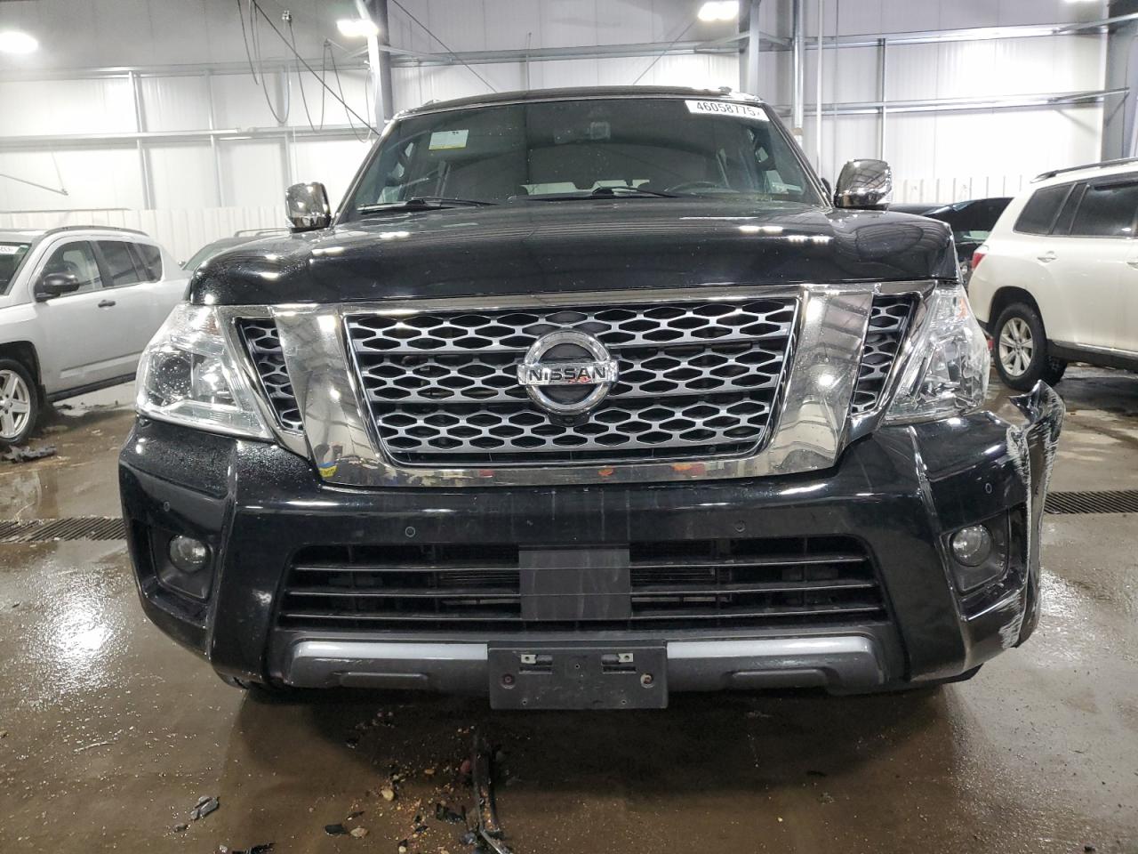 2019 Nissan Armada VIN JN8AY2NE8K9755137 Copart auction photo, front end / rear end damage thumbnail 5